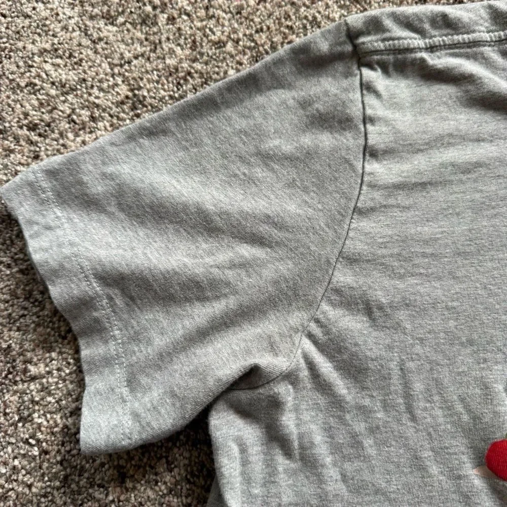 The Nike Tee with Fruit sneaker Tee Shirt size Medium - gray
